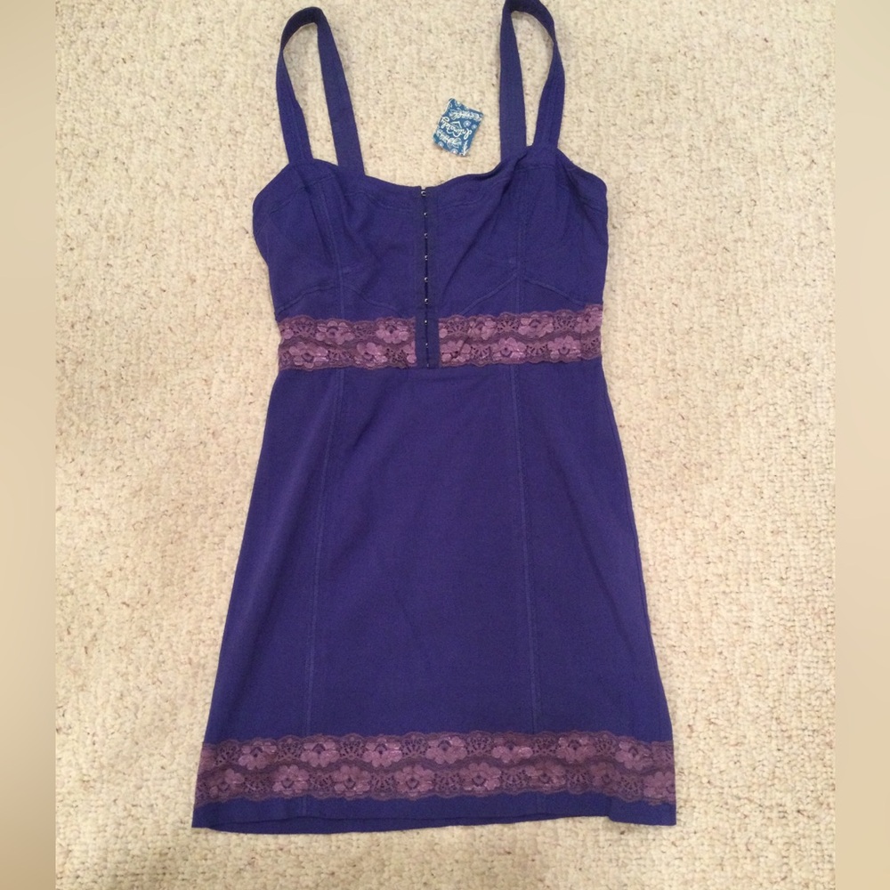 Free People body con dress COBALT Blue